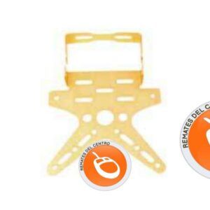 PORTAPLACA UNIVERSAL EN ALUMINIO  DORADO