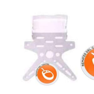 PORTAPLACA UNIVERSAL EN ALUMINIO  GRIS