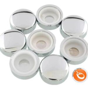 TAPON DE TORNILLERIA DE LUJO JGO. 28PZS. PLATA
