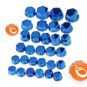 TAPON DE TORNILLERIA DE LUJO JGO. 28PZS. AZUL