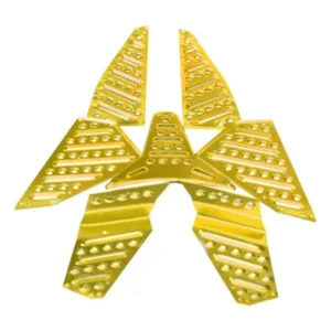 PISO TAPETE ALUMINIO MOTONETA DORADO